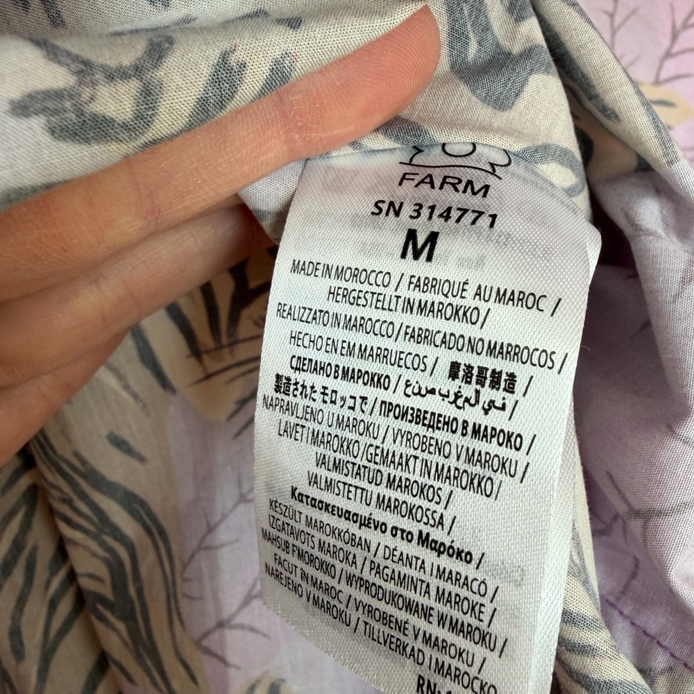 FARM Rio NWT Purple Tiger Print Dress - Picture 5 of 6